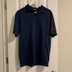 Nike Golf Mens Navy Blue Polo Shirt M